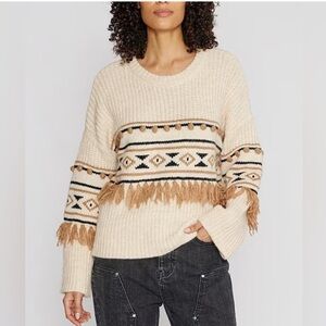NEW Driftwood Tasel Pom-Pom Knit Sweater